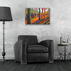 Slope by Bebe Keith - 24x16 acrylic wall art in a room