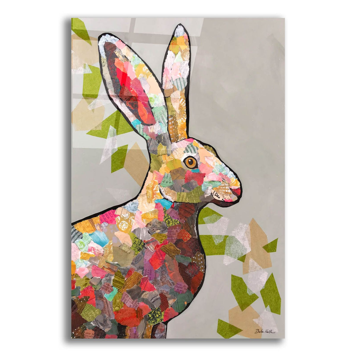 Spring Morning Rabbit by Bebe Keith acrylic glass wall art