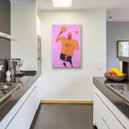 Stay Out Of The Kitchen by Bebe Keith - 24x36 acrylic wall art in a room