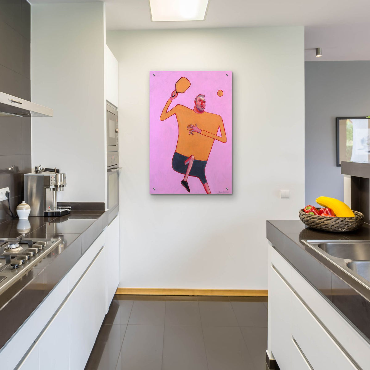 Stay Out Of The Kitchen by Bebe Keith - 24x36 acrylic wall art in a room