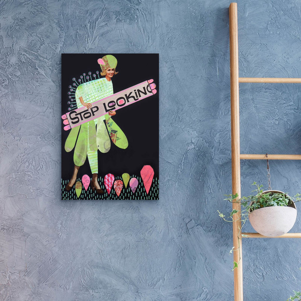 Stop Looking by Bebe Keith - 16x24 acrylic wall art in a room