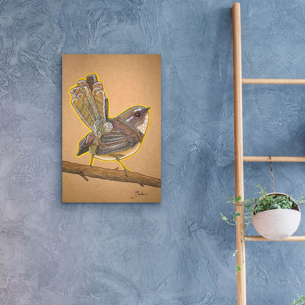 Tails Up by Bebe Keith - 16x24 acrylic wall art in a room