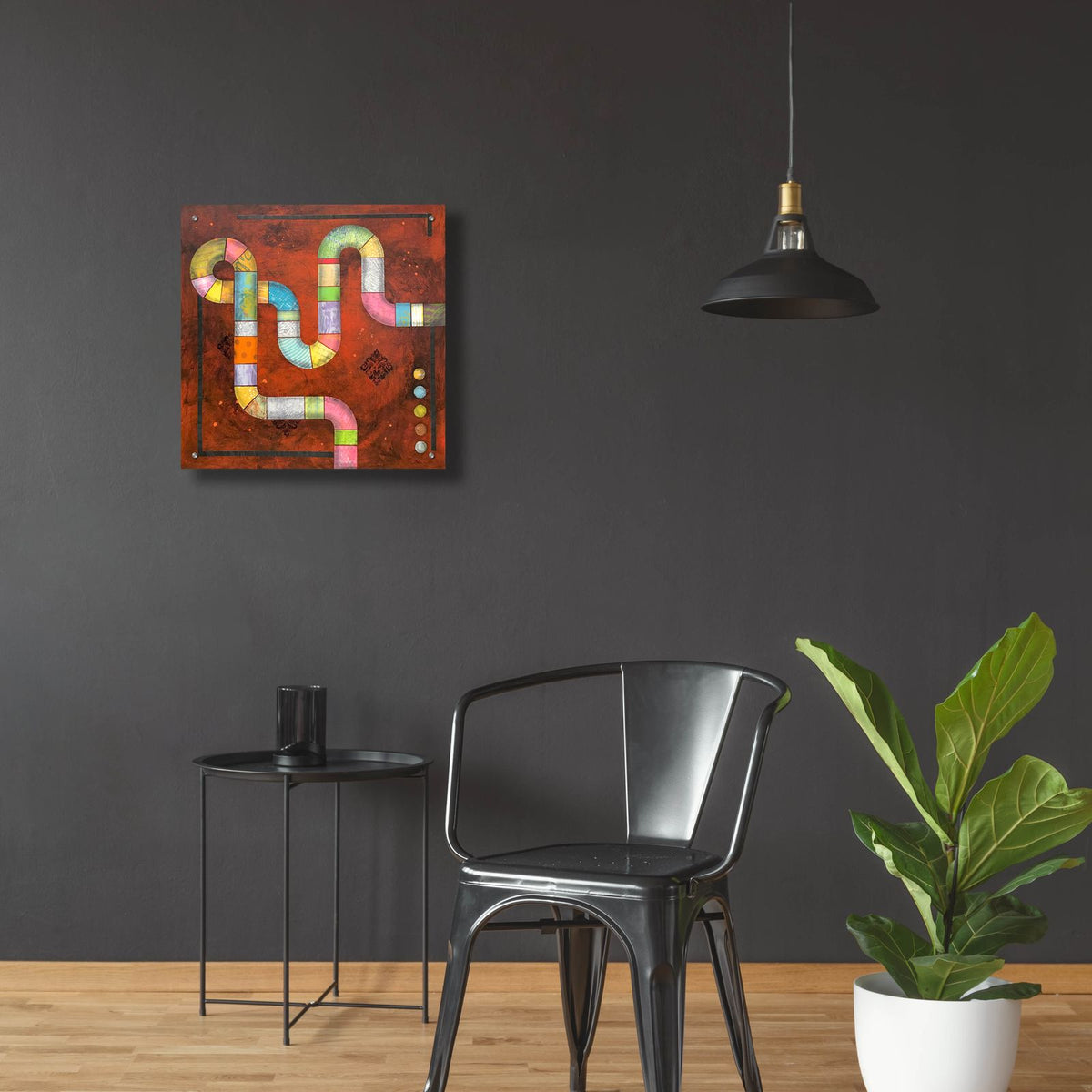 The Art Of Play 3 by Bebe Keith - 24x24 acrylic wall art in a room