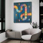 The Art Of Play 5 by Bebe Keith - 36x36 acrylic wall art in a room