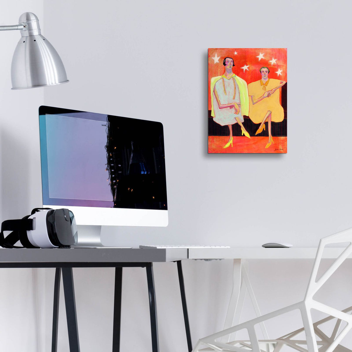 The Chaperones by Bebe Keith - 12x16 acrylic wall art in a room