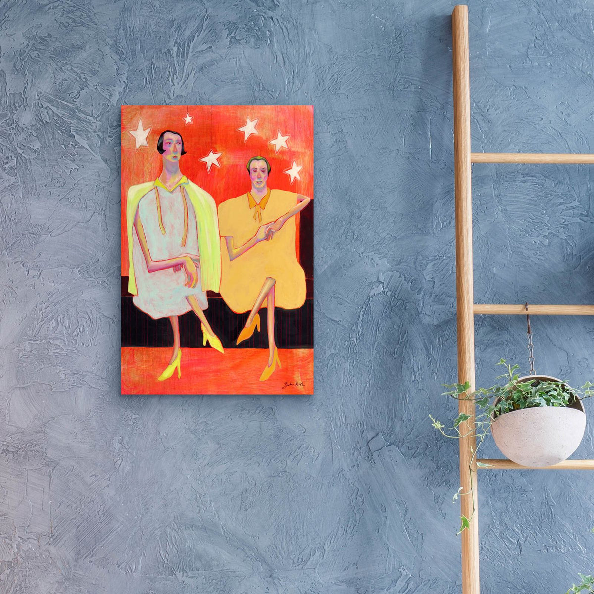The Chaperones by Bebe Keith - 16x24 acrylic wall art in a room