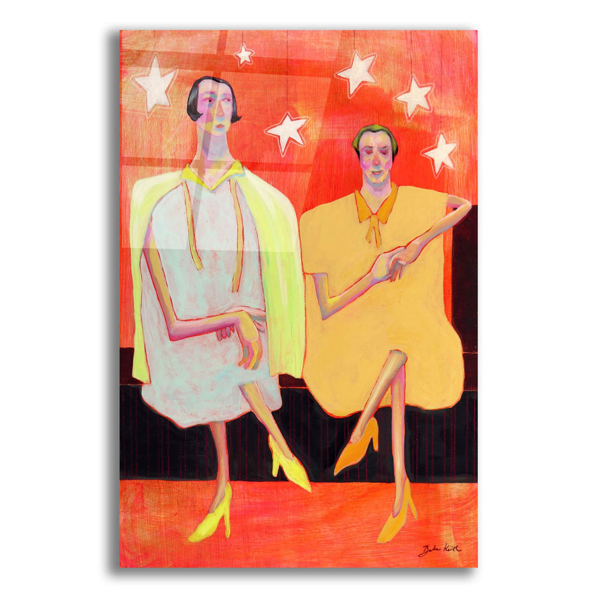 The Chaperones by Bebe Keith acrylic glass wall art