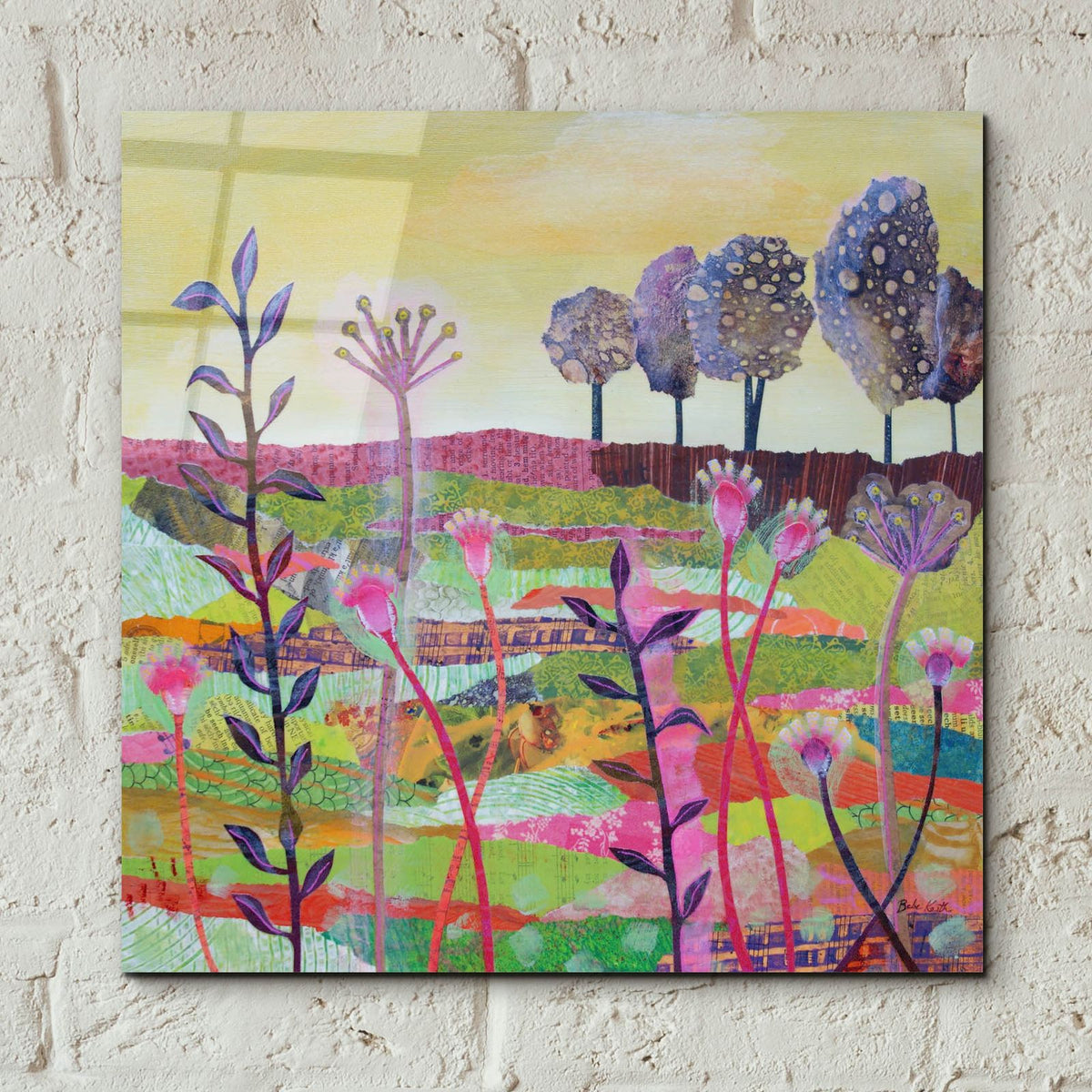The Prairies Are Proud Big by Bebe Keith - 12x12 acrylic wall art in a room