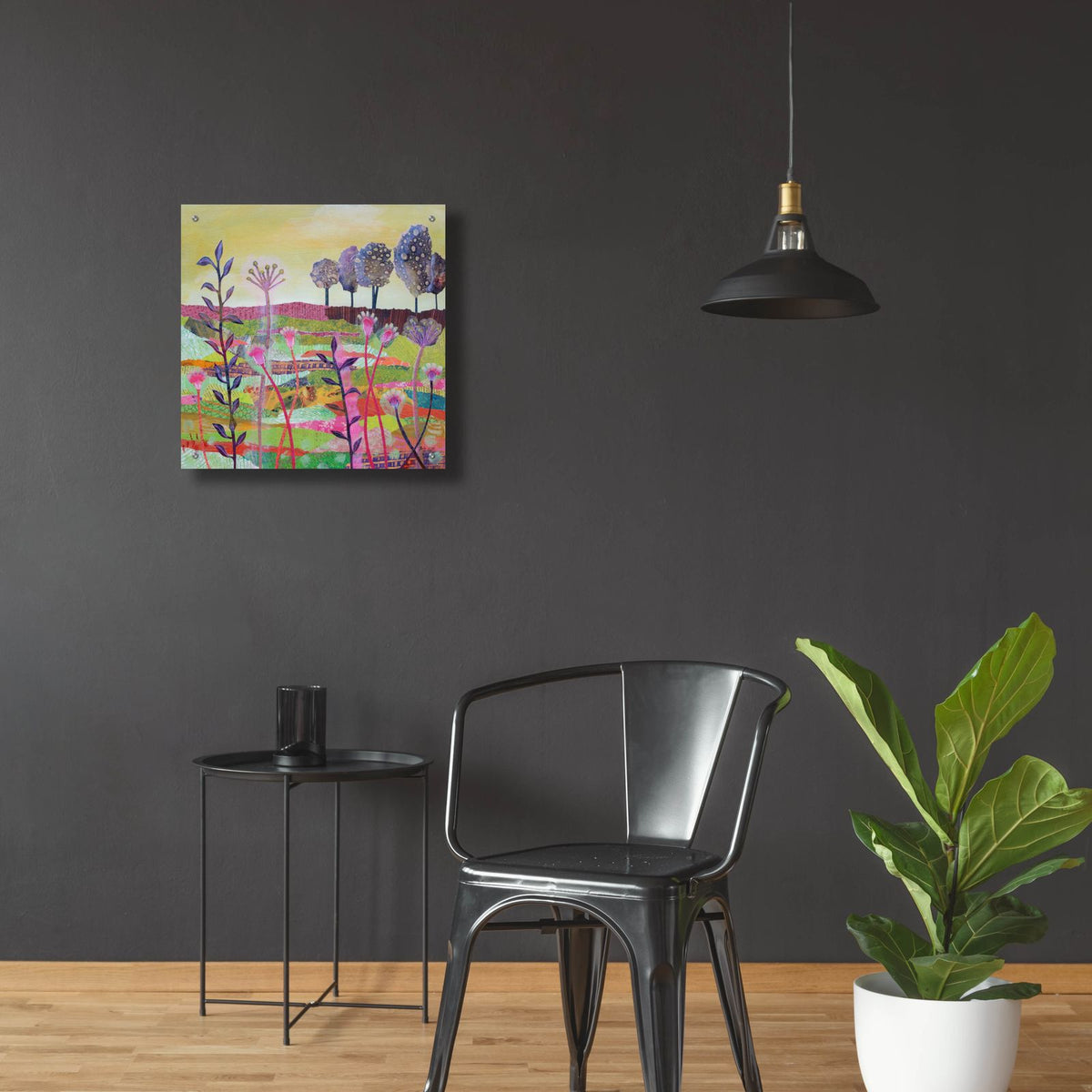 The Prairies Are Proud Big by Bebe Keith - 24x24 acrylic wall art in a room
