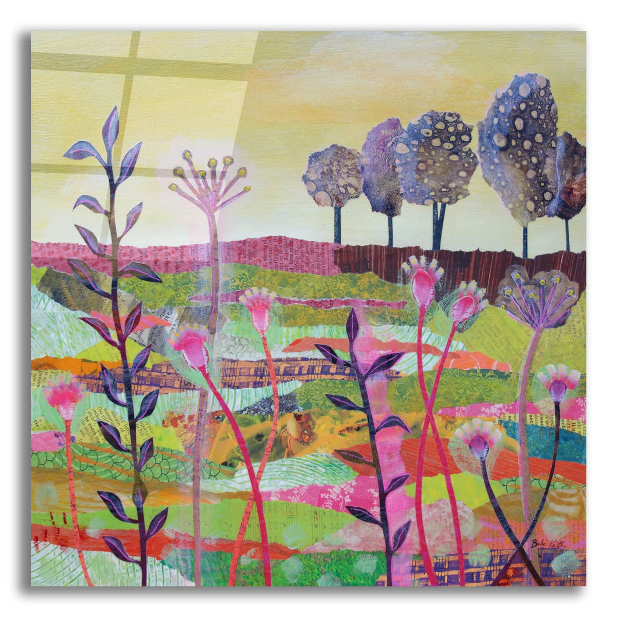 The Prairies Are Proud Big by Bebe Keith acrylic glass wall art