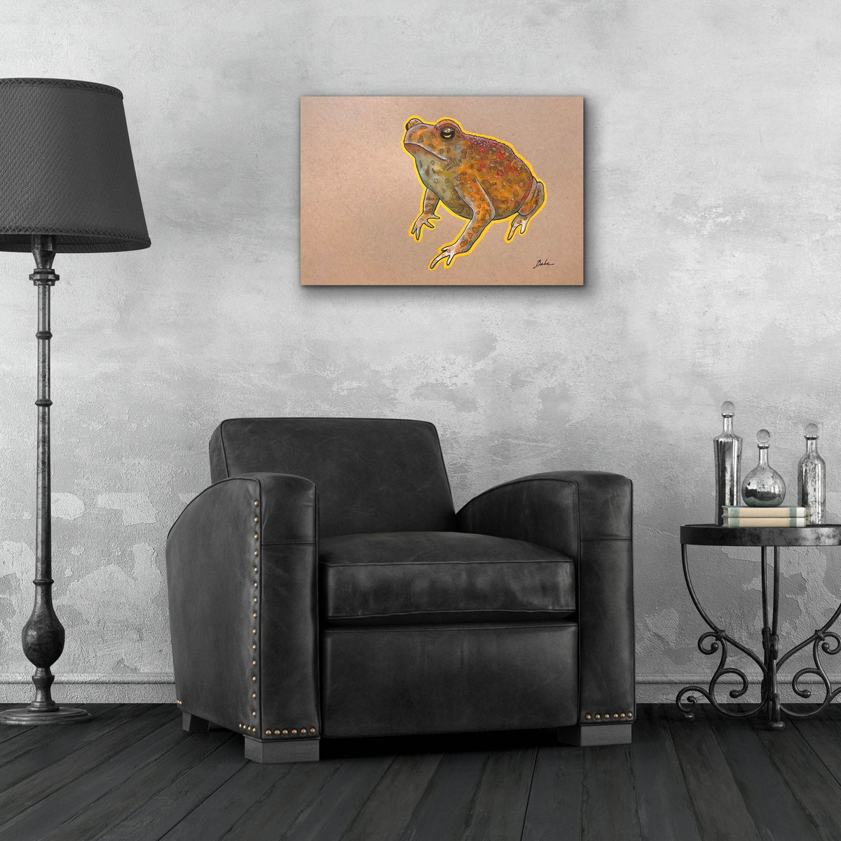 Toady by Bebe Keith - 24x16 acrylic wall art in a room