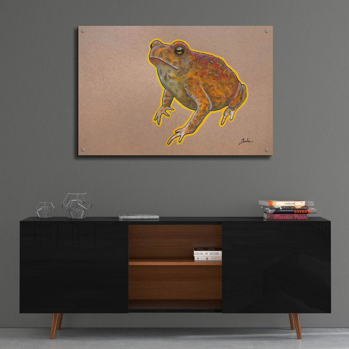 Toady by Bebe Keith - 36x24 acrylic wall art in a room