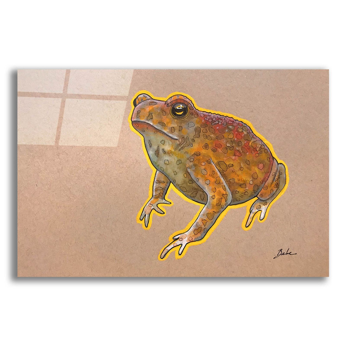 Toady by Bebe Keith acrylic glass wall art