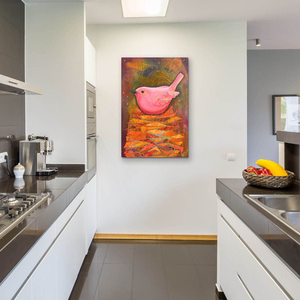 Waiting by Bebe Keith - 24x36 acrylic wall art in a room