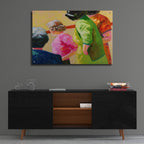 Well Now, Who's That by Bebe Keith - 36x24 acrylic wall art in a room