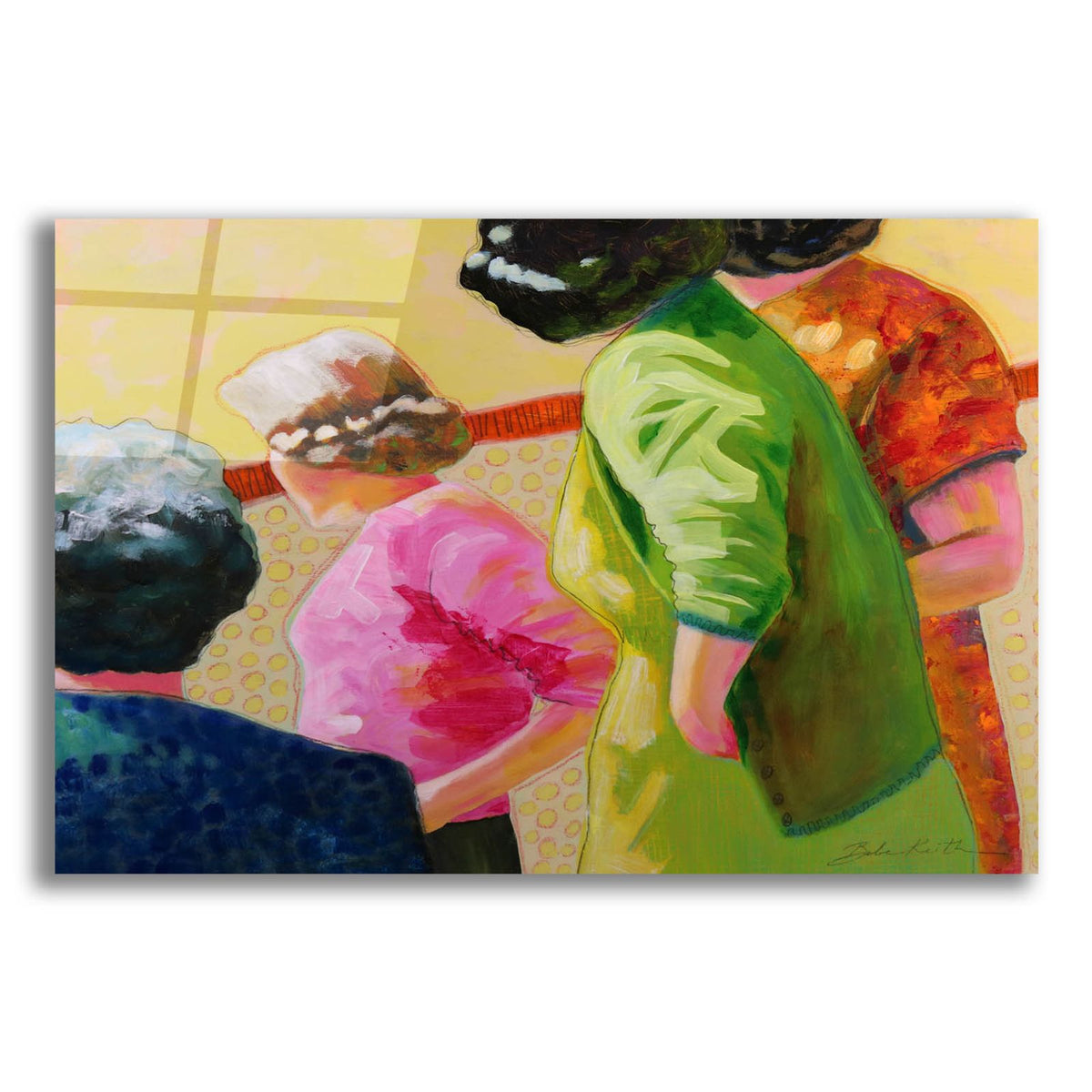 Well Now, Who's That by Bebe Keith acrylic glass wall art