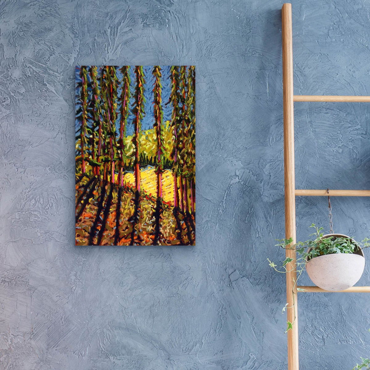 Windbreak by Bebe Keith - 16x24 acrylic wall art in a room