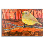 Yellow Bird by Bebe Keith acrylic glass wall art