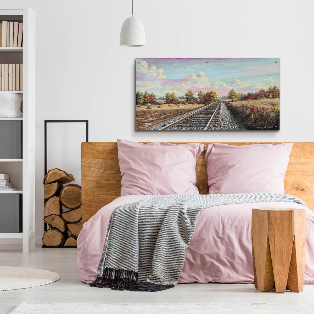 Atlantic Coast Line by Campbell Frost - 48x24 acrylic wall art in a room