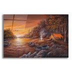 Autumn Campsite by Campbell Frost acrylic glass wall art