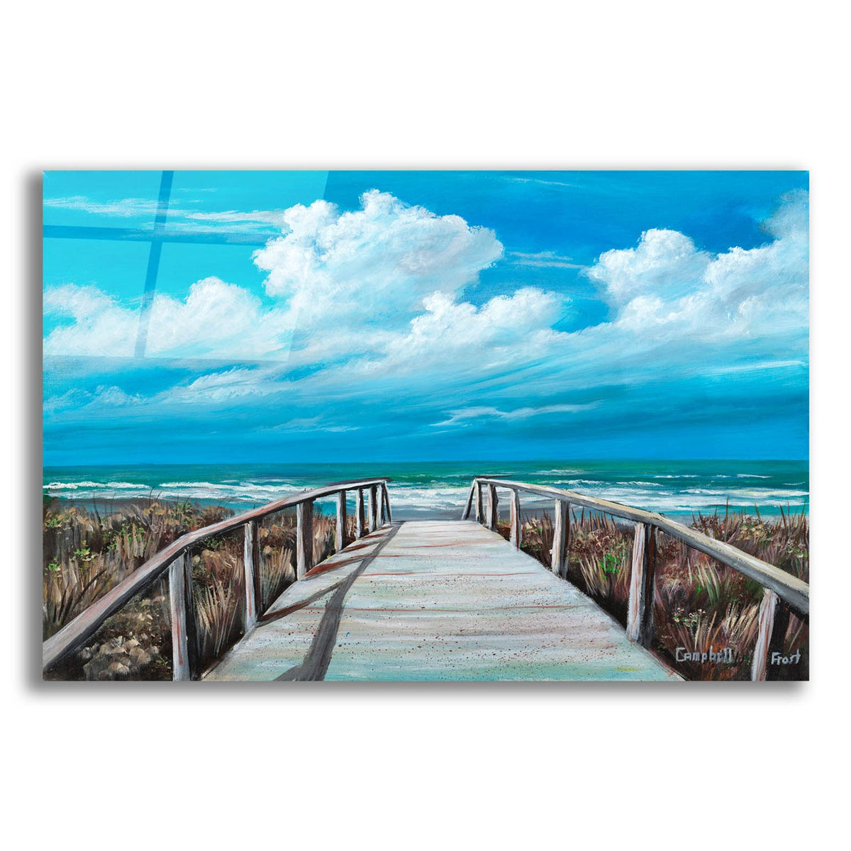 Beach Pier by Campbell Frost acrylic glass wall art