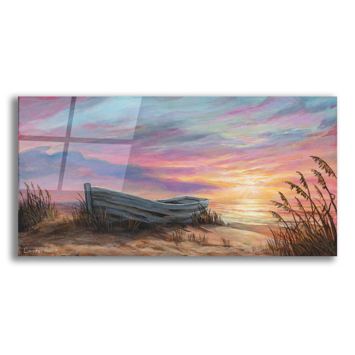 Beached by Campbell Frost acrylic glass wall art
