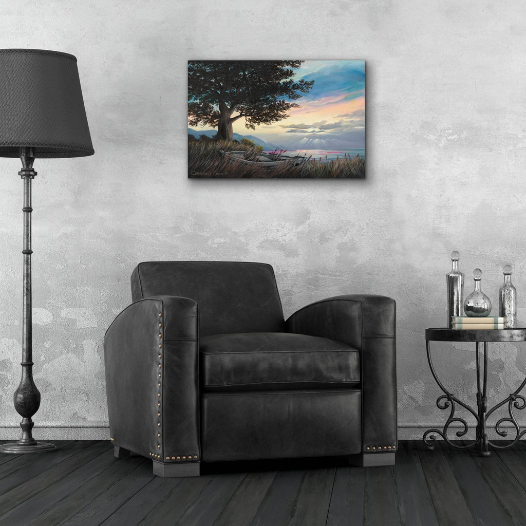 Blue Ridge Morn by Campbell Frost - 24x16 acrylic wall art in a room
