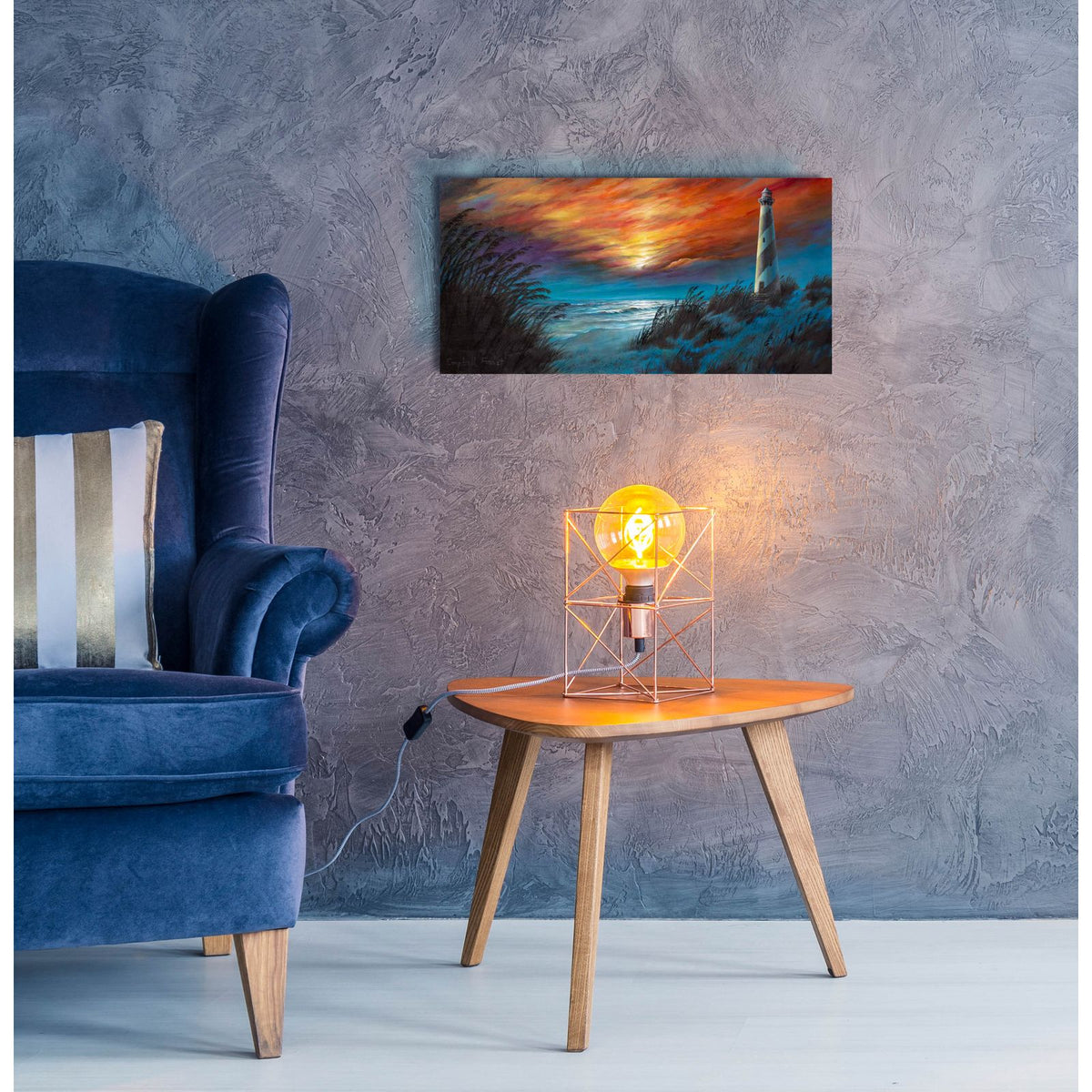 Carolina Light by Campbell Frost - 24x12 acrylic wall art in a room