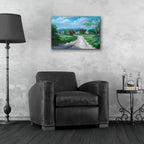 Country Road by Campbell Frost - 24x16 acrylic wall art in a room