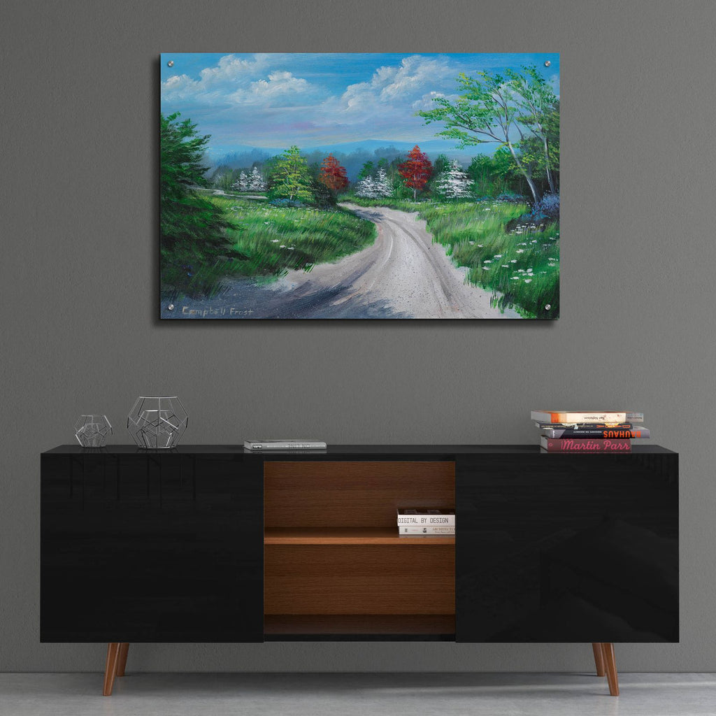 Country Road by Campbell Frost - 36x24 acrylic wall art in a room