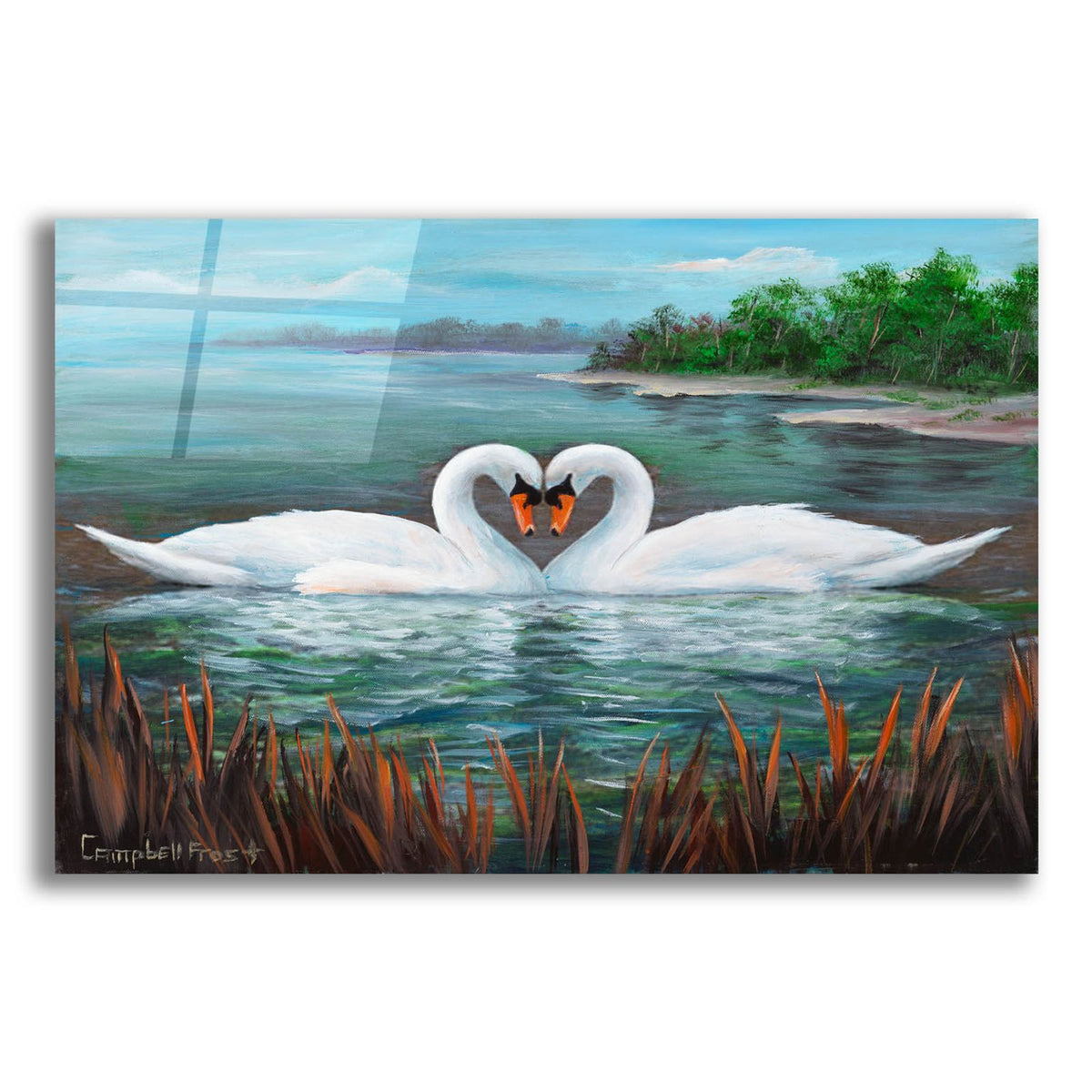 Eye To Eye by Campbell Frost acrylic glass wall art