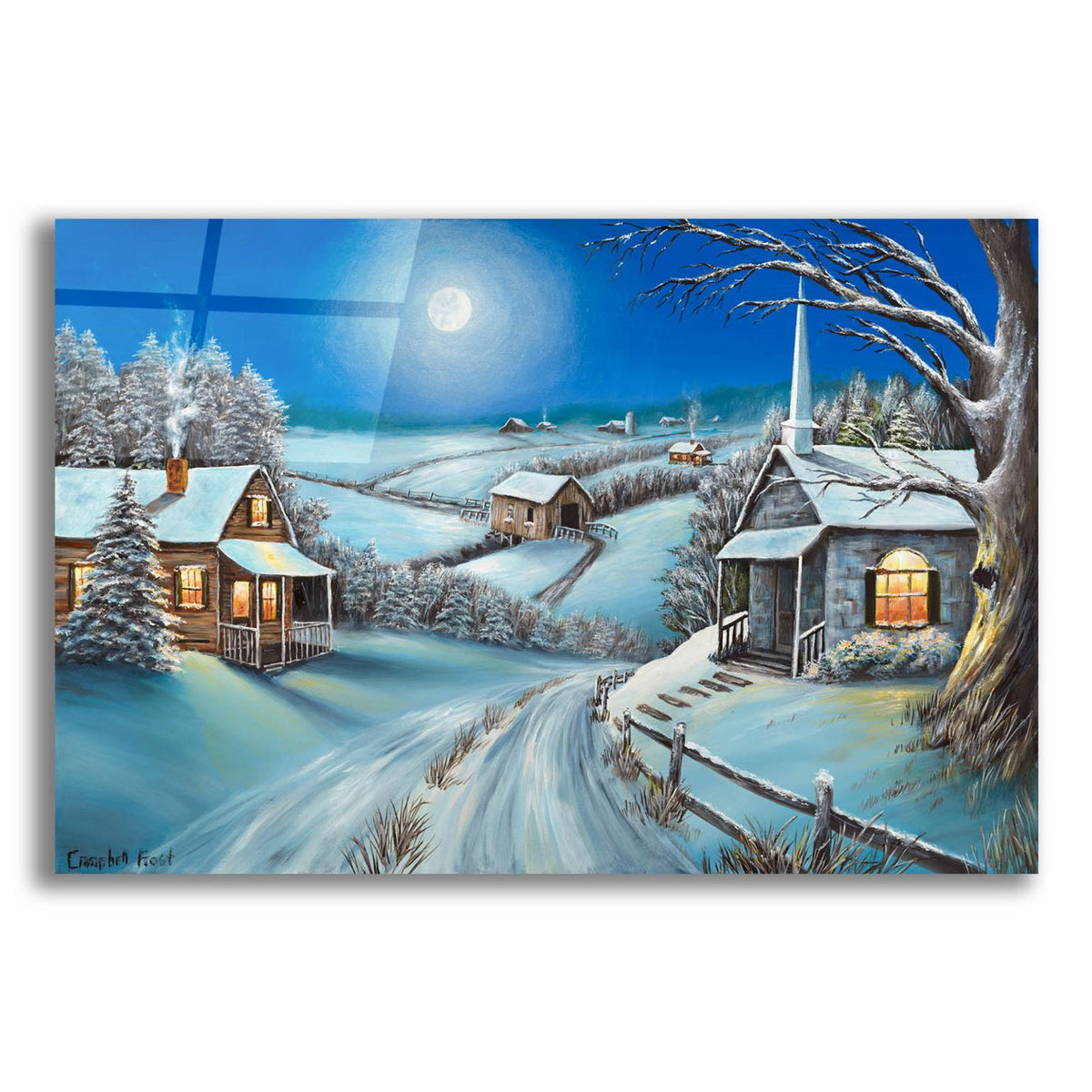 First Snow by Campbell Frost acrylic glass wall art