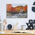 Glade Creek Grist Mill by Campbell Frost - 16x12 acrylic wall art in a room
