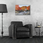 Glade Creek Grist Mill by Campbell Frost - 24x16 acrylic wall art in a room