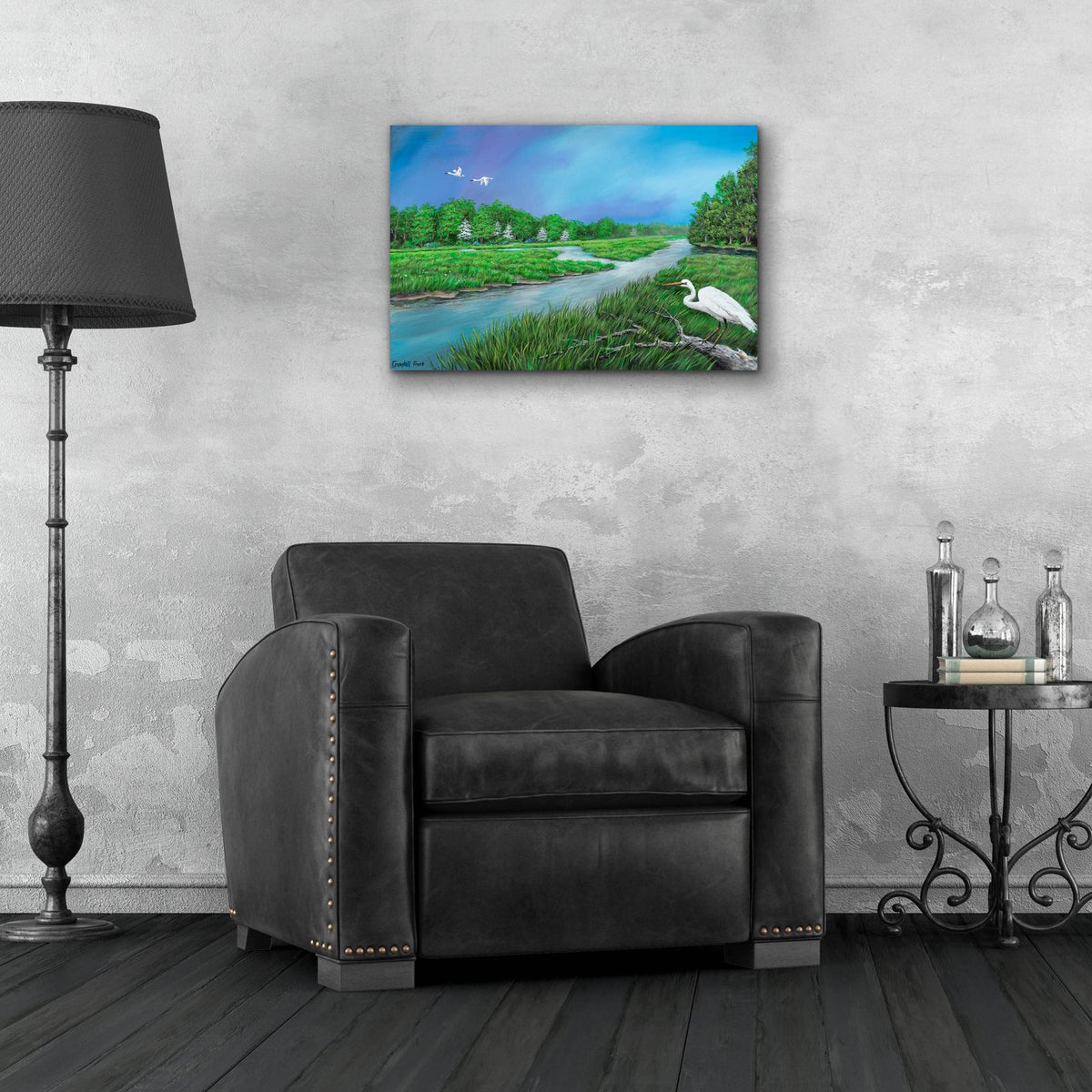 Low Country by Campbell Frost - 24x16 acrylic wall art in a room