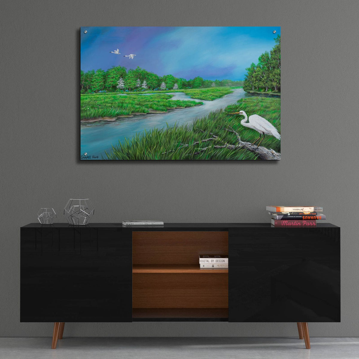 Low Country by Campbell Frost - 36x24 acrylic wall art in a room