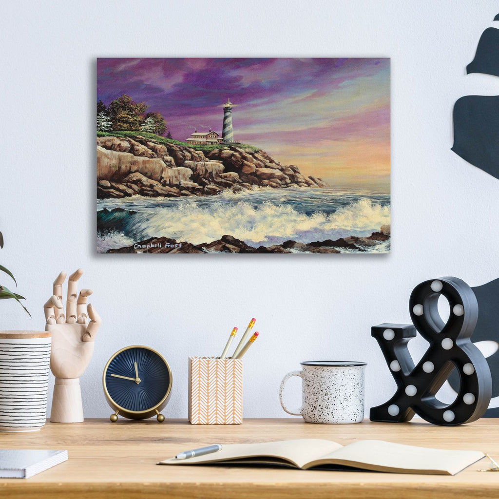 Maine Light by Campbell Frost - 16x12 acrylic wall art in a room