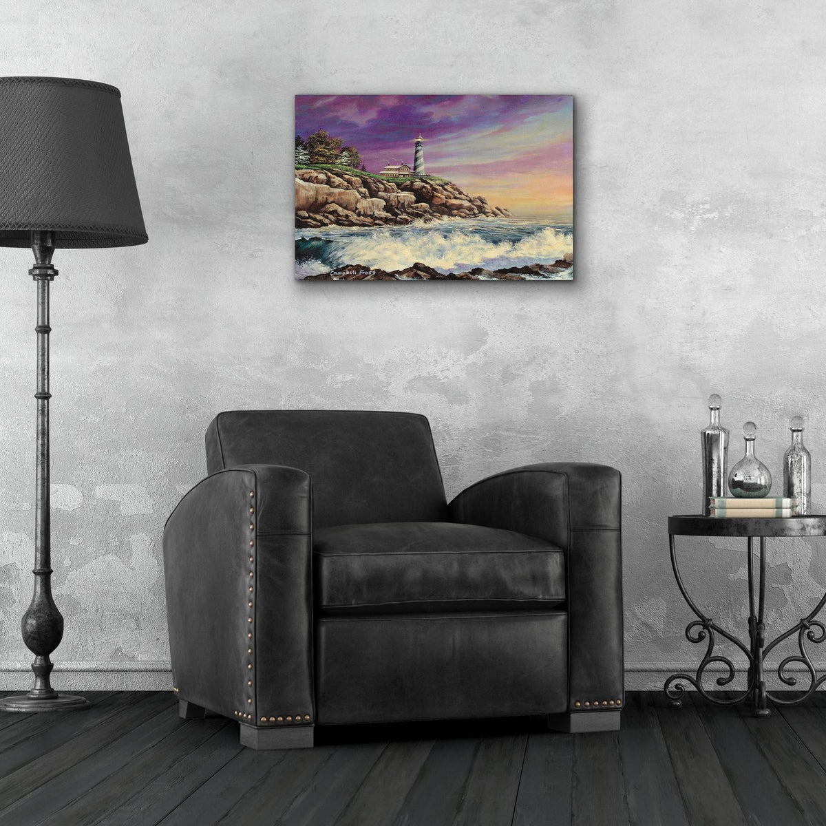 Maine Light by Campbell Frost - 24x16 acrylic wall art in a room