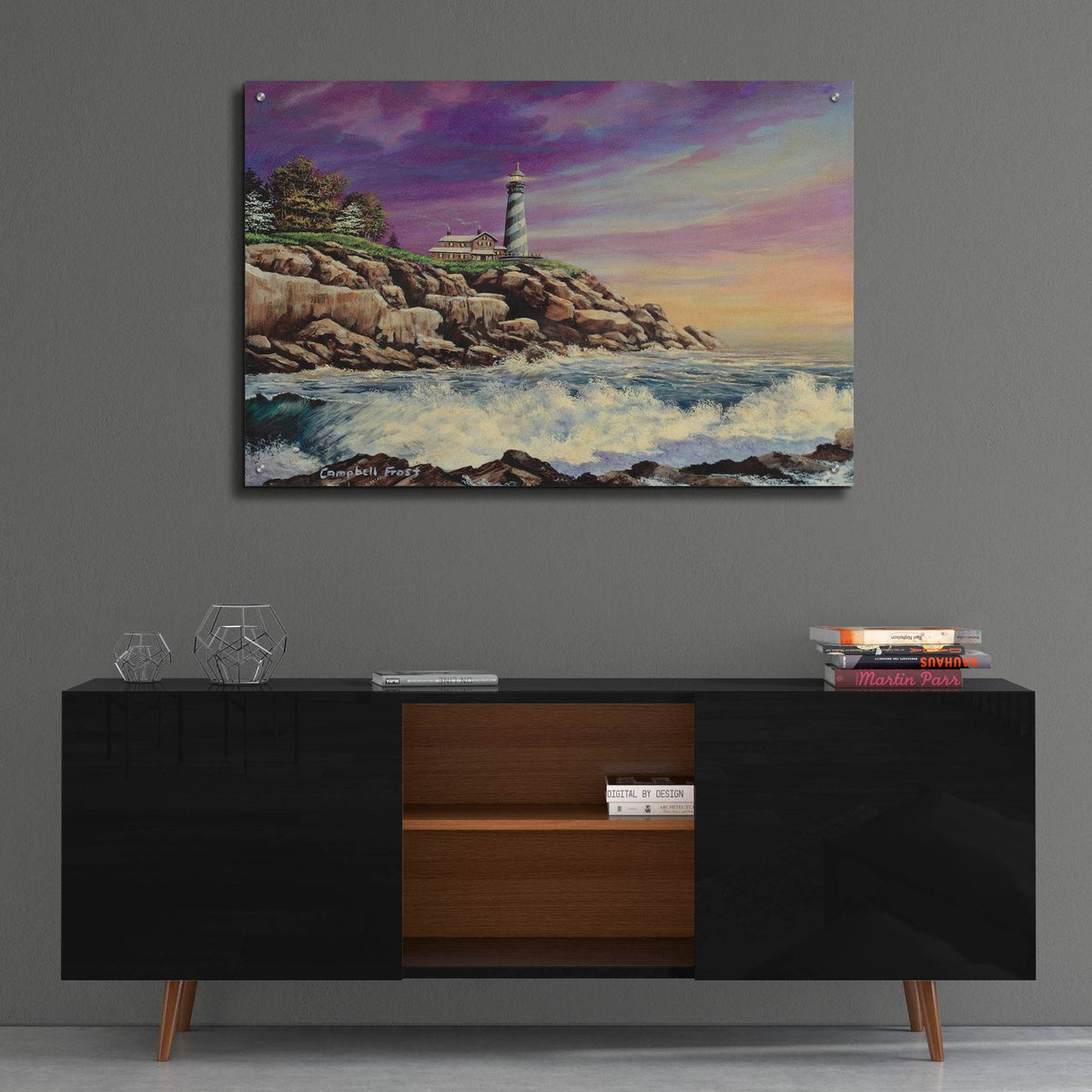 Maine Light by Campbell Frost - 36x24 acrylic wall art in a room