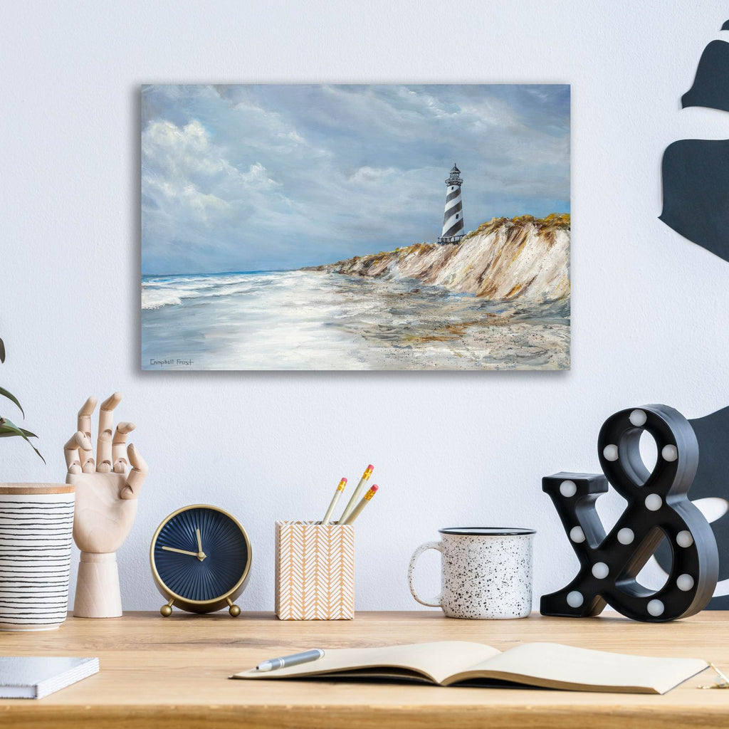Old Hatteras by Campbell Frost - 16x12 acrylic wall art in a room
