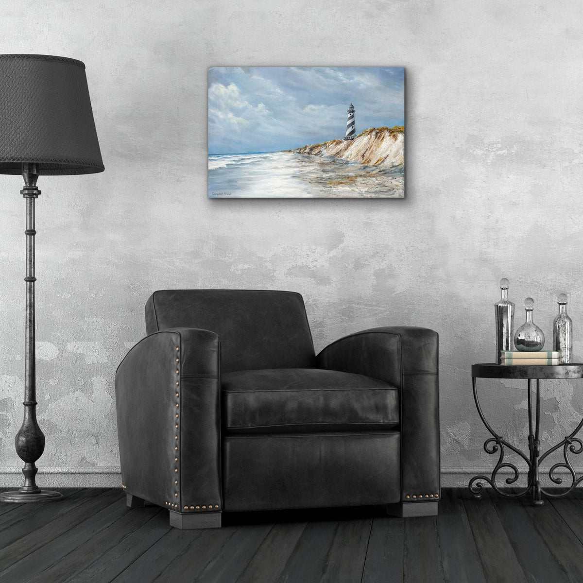 Old Hatteras by Campbell Frost - 24x16 acrylic wall art in a room
