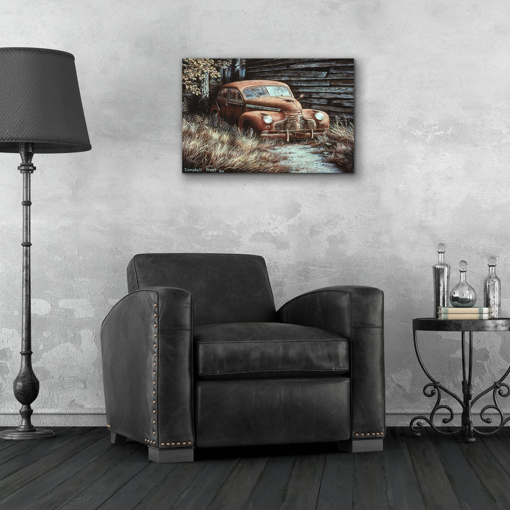 Parking Space by Campbell Frost - 24x16 acrylic wall art in a room