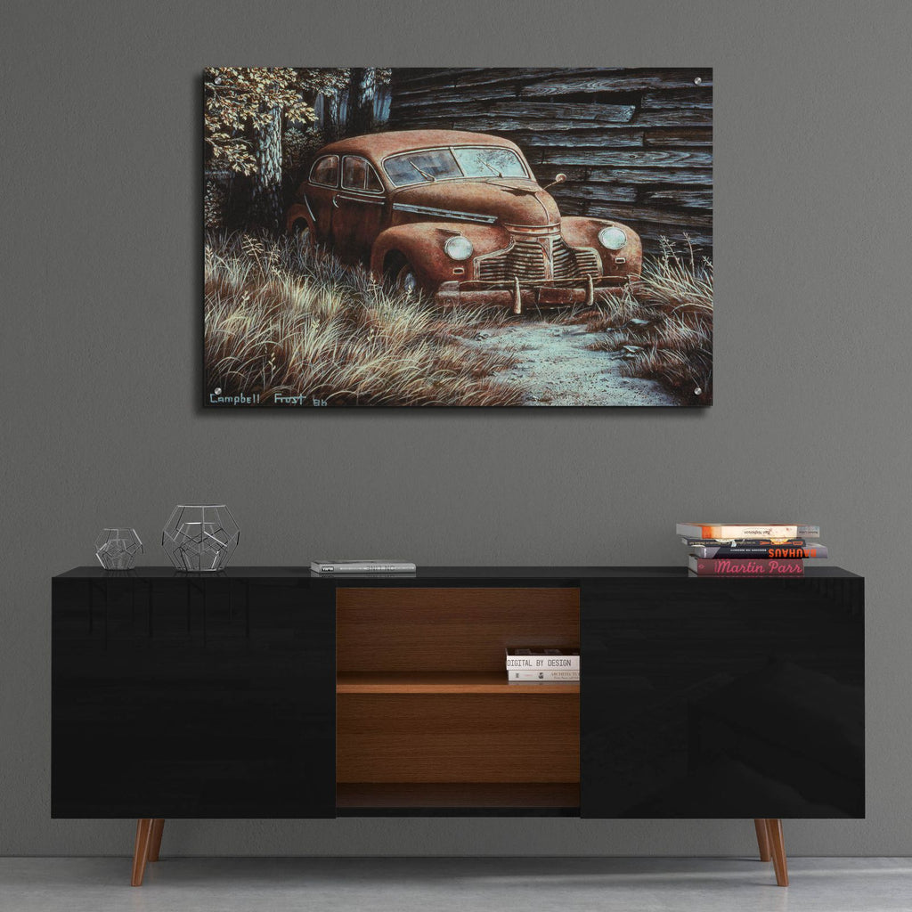 Parking Space by Campbell Frost - 36x24 acrylic wall art in a room