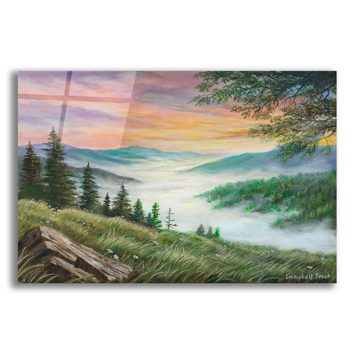 Smokey Dawn by Campbell Frost acrylic glass wall art