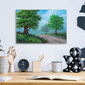 Spring Country Road by Campbell Frost - 16x12 acrylic wall art in a room