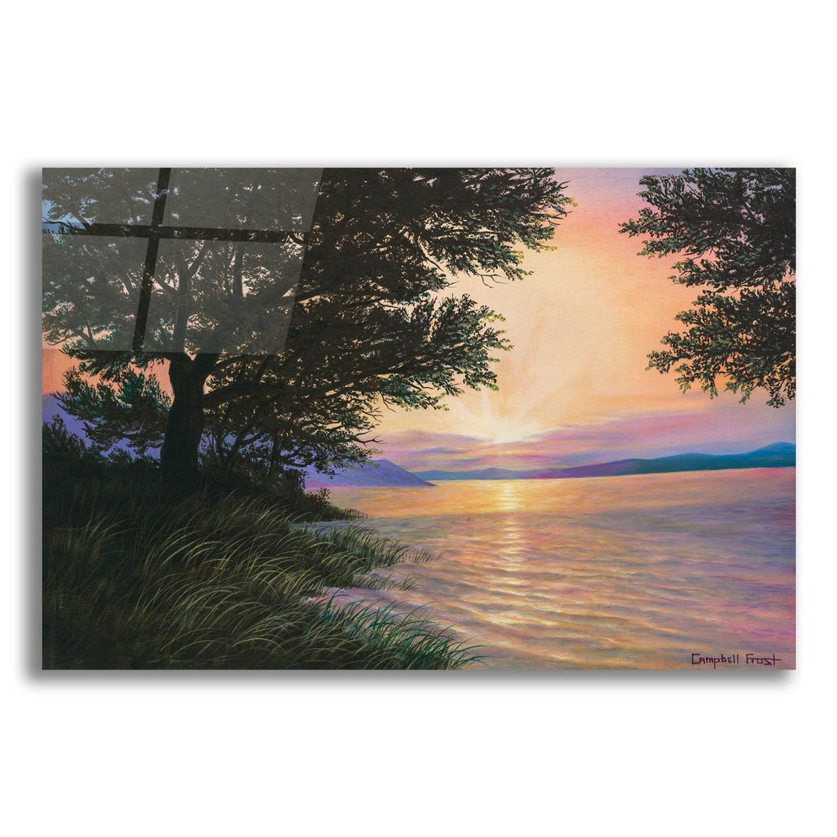 Sunrise At Norris Lake by Campbell Frost acrylic glass wall art