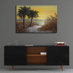 Sunset Path To The Beach by Campbell Frost - 36x24 acrylic wall art in a room