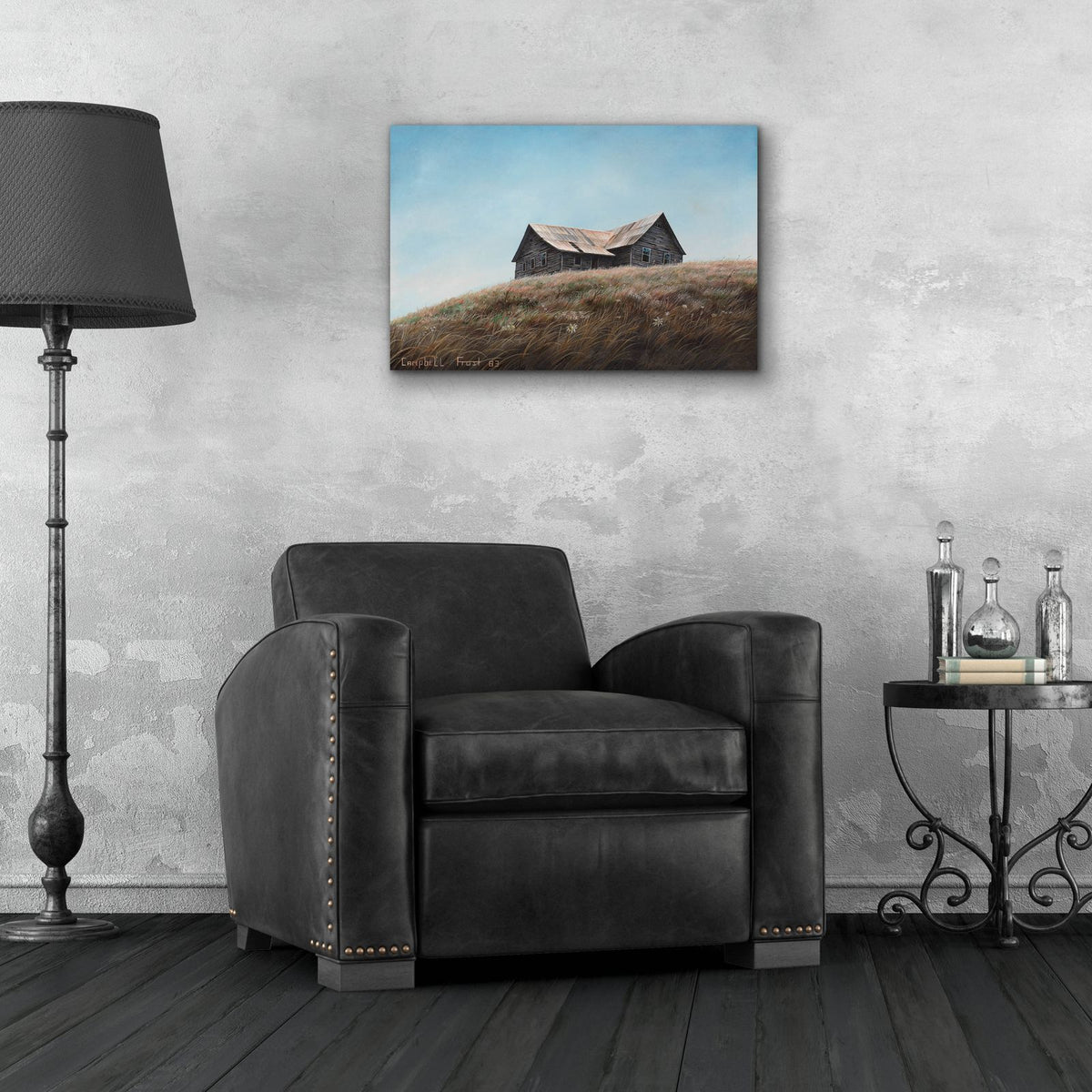 Up On A Hill by Campbell Frost - 24x16 acrylic wall art in a room