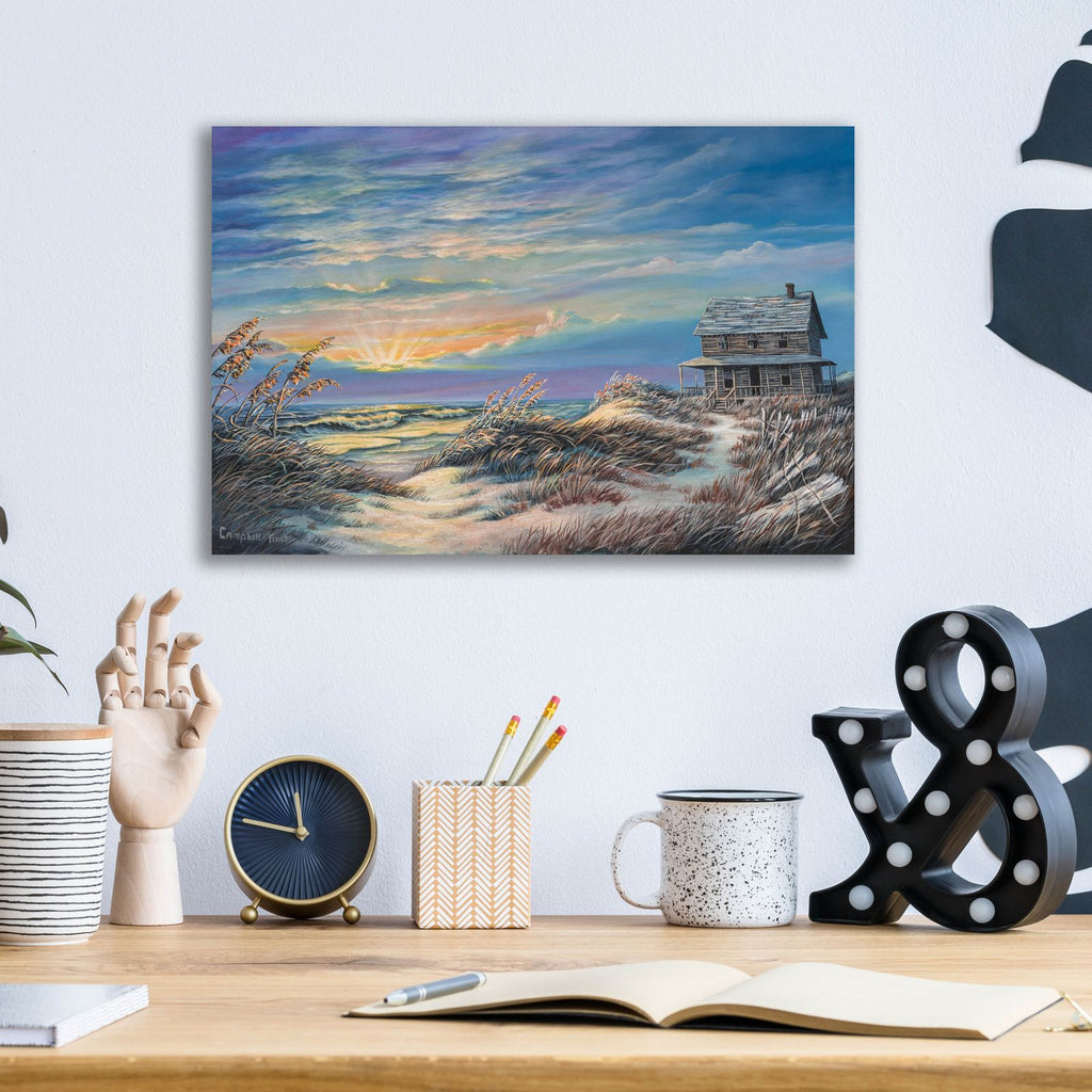 Yesterdays Sunrise by Campbell Frost - 16x12 acrylic wall art in a room