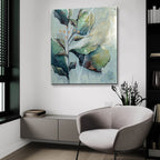 Rustling Leaves by Carla Jennings Art - 36x36 acrylic wall art in a room